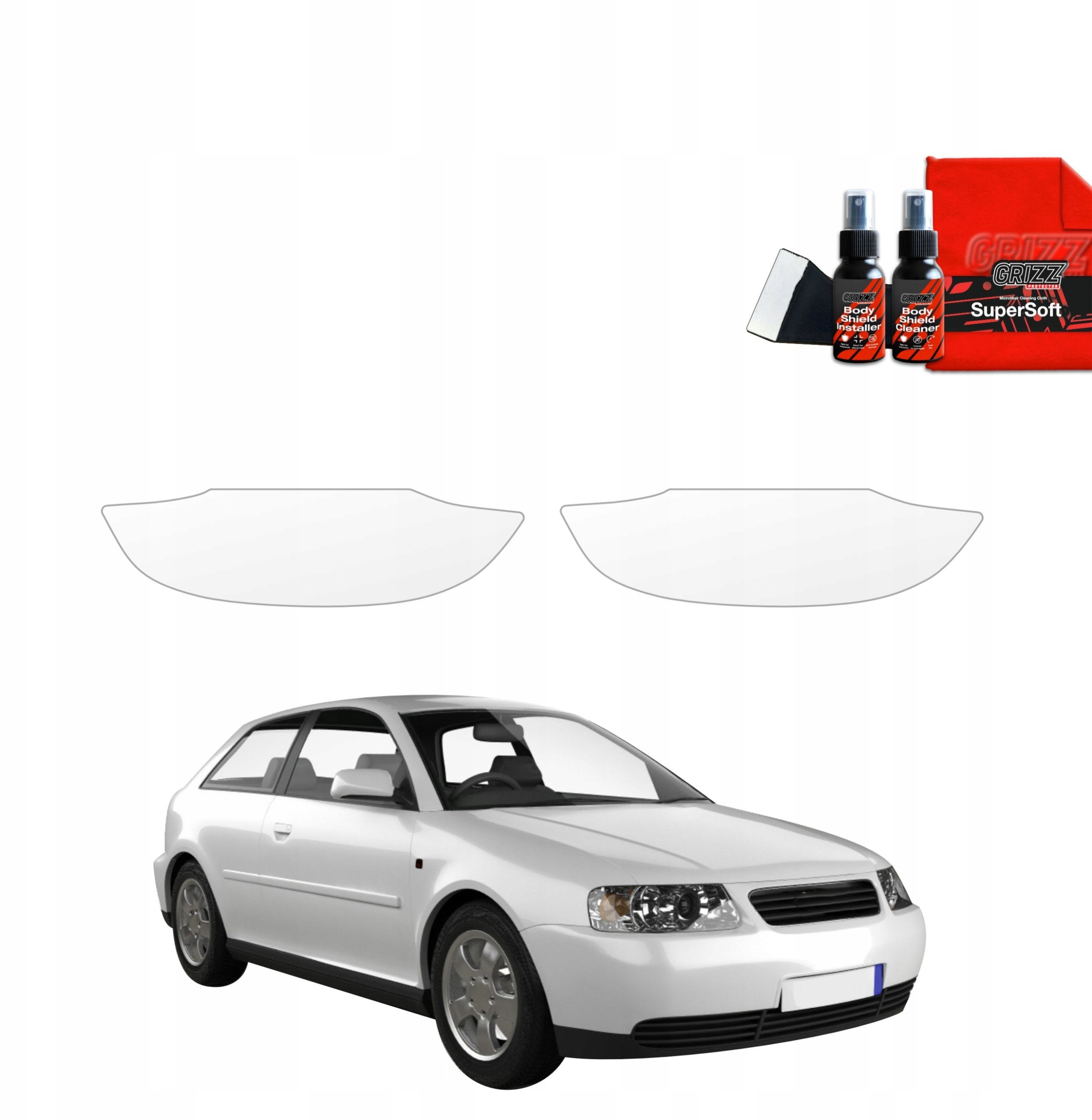 GrizzGlass pod klamki BodyShield do Audi
